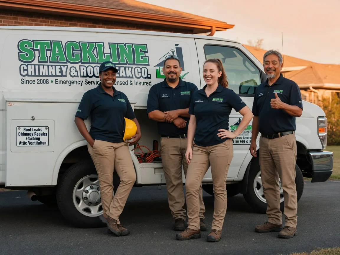 Chimney flashing repair company in Denmark, WI